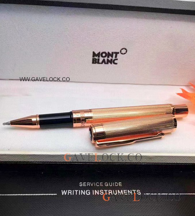 Replica Montblanc Rollerball Pen Special Edition Rose Gold Pen